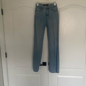 Hollister Light Blue Ultra High-Rise Dad Jeans